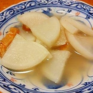 大根と　野菜天の　煮物